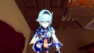 POV fucking Eula doggystyle me whakakī ia ki te cum.