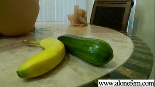 Oulik, Tiener Amateur Speel Met Dildo vid-14